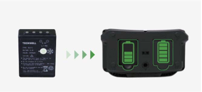 双电池超长续航无缝切换